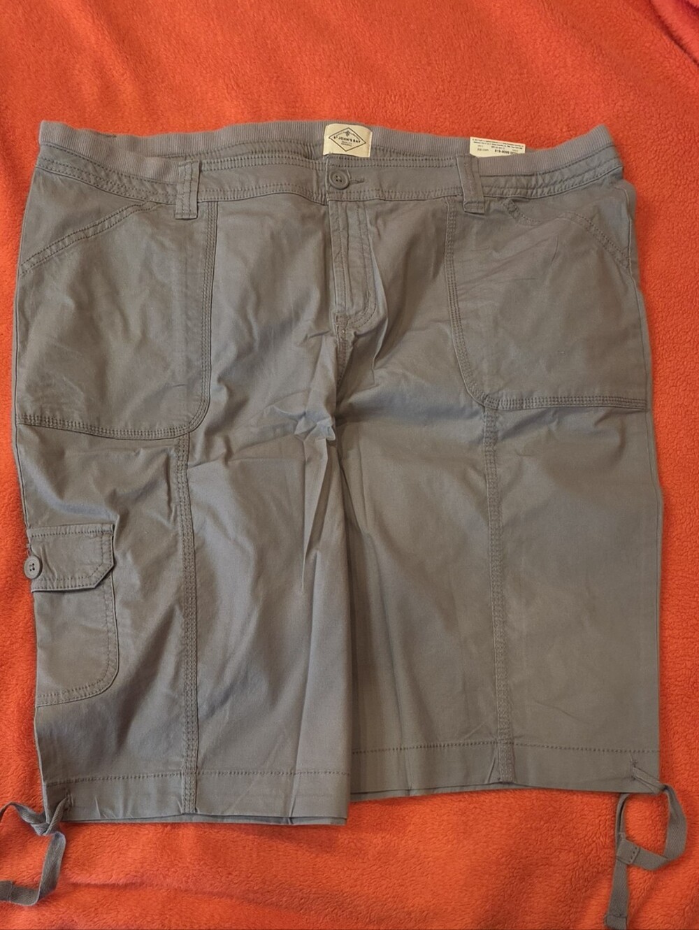 St Johns Bay 11.5" Women's  Bermuda Shorts - Dark Cinder Block/Gray NWT Size 18W